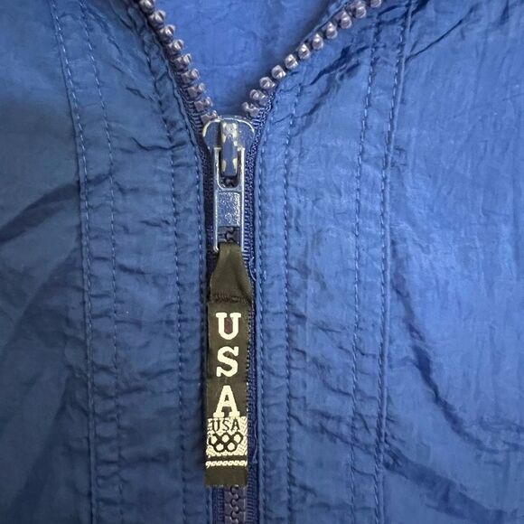 vintage USA Olympics rain jacket size Medium J. C. Penney - Picture 4 of 7